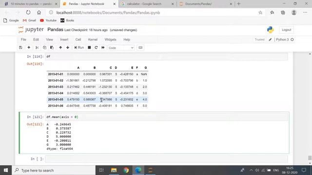 Python Pandas | Read Along Documentation With Me | Part - 4 | 10 Minutes to Pandas Section смотреть онлайн