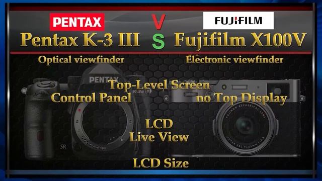 Pentax K-3 III vs Fujifilm X100V Comparison Video (Spec Comparison) смотреть онлайн