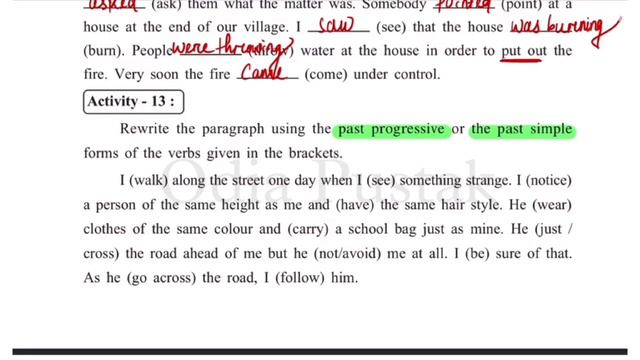 Time And Tense || Class 9 English Grammar Odia Medium | Past Simple | Activities 10 to 16 | 3rd Cls смотреть онлайн