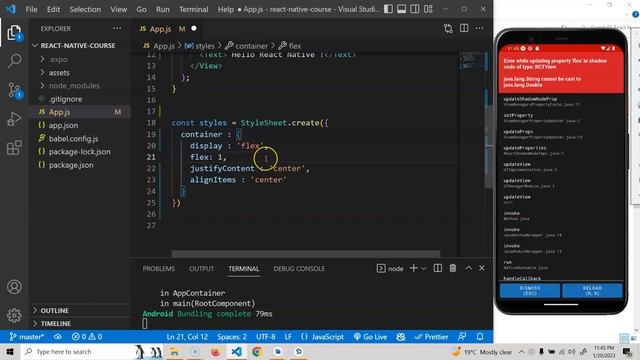 #6 - Styling React Native Apps - React Native Tutorial For Beginners 2023 смотреть онлайн