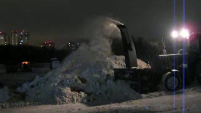 Шнекороторный снегоочиститель ФРС-2.0 на МТЗ-82.1 (аналог ФРС-200, ШРК-2.0) смотреть онлайн