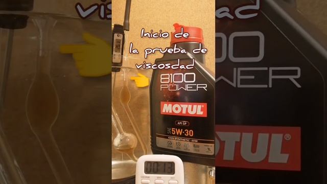 Motul 8100 Power 5w30 Api SP ( Prueba de viscosidad a 26° ) смотреть онлайн