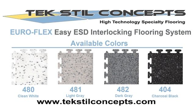 ESD Flooring Installation: EURO-FLEX Easy ESD Interlocking Vinyl Tile Flooring System смотреть онлайн