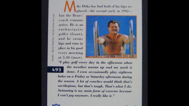 Mike Ditka Chicago Bears 1992 Pro Line Profiles Football 9 Card Set смотреть онлайн