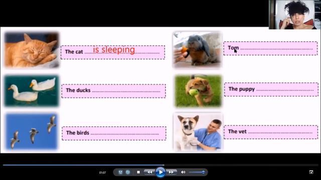 5th Grade Present Cont.Tense Exercises 1 смотреть онлайн