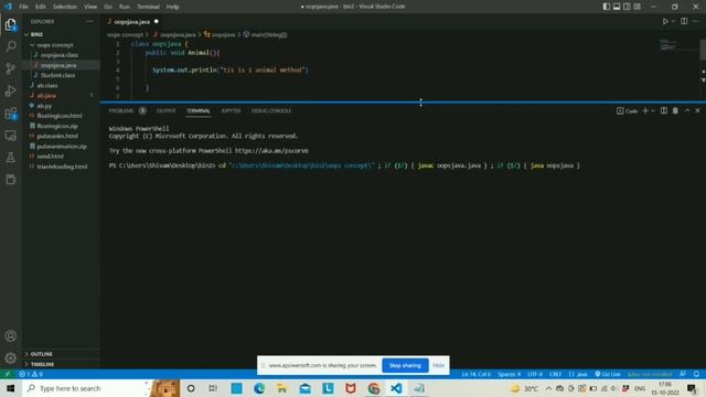 Java OOPS in one | Java language | Object oriented programming | full explanation using programs смотреть онлайн