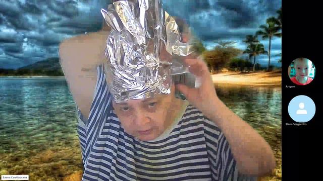 Как сделать шапочку из фольги смотреть онлайн