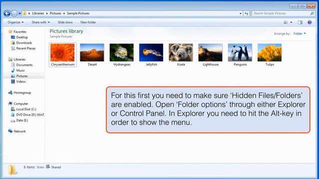 Windows 7: Editing Context Menu & Send To смотреть онлайн