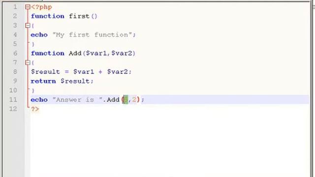 php tutorial in Tamil part - 21 Function part - 2 Adding смотреть онлайн