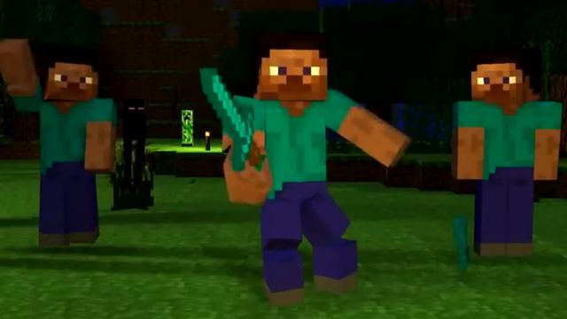 Minecraft Люди в чорном смотреть онлайн