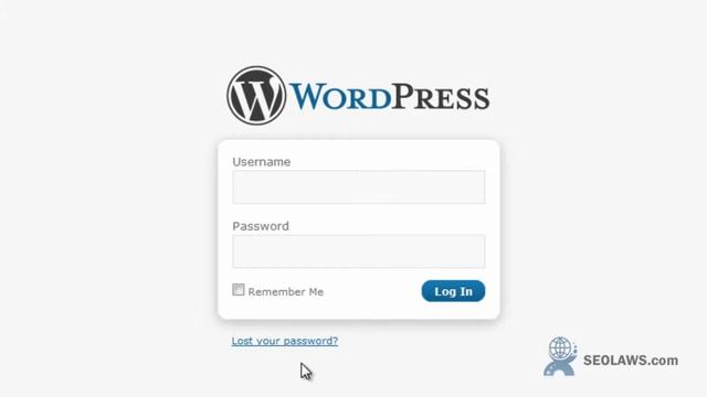 Studio Press Wordpress Tutorial - How to Log In Wordpress смотреть онлайн