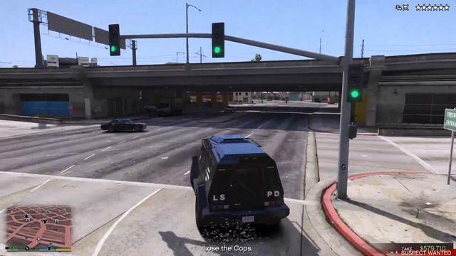 GTA 5 Franklin & Lamar Fleeca Bank Heist + 6 Star Wanted Level Escape смотреть онлайн