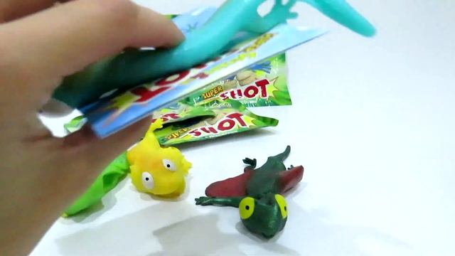 Гекос СУПЕР ШОТ. Деагостини игрушки для детей. Сюрпризы в пакетиках. #gecko #deagostini #деагостини смотреть онлайн