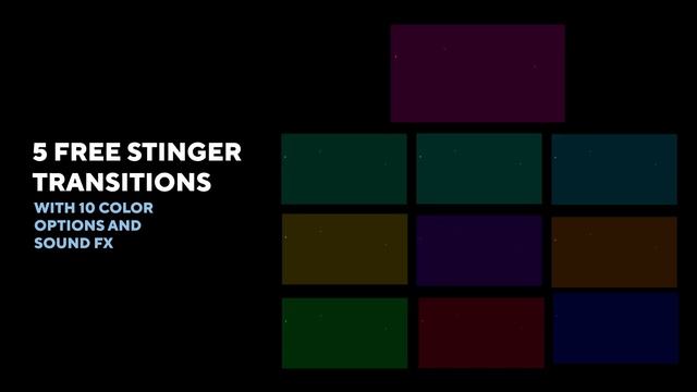 5 FREE Stream Stinger Transitions for OBS studio and Streamlabs OBS | w/ Sound Fx смотреть онлайн