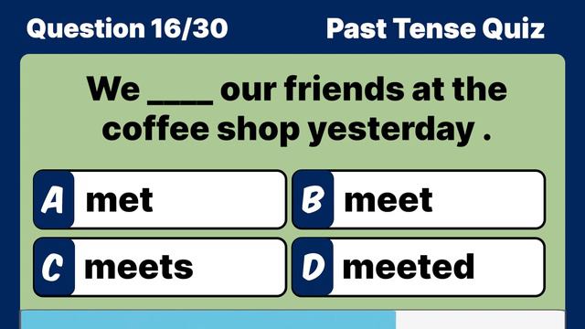 Past Tense Quiz | Grammar Quiz | English Grammar | 2024-Edition смотреть онлайн