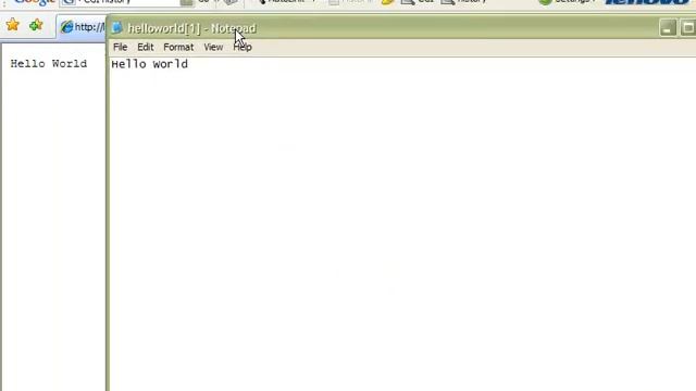 Hello World on CGI смотреть онлайн