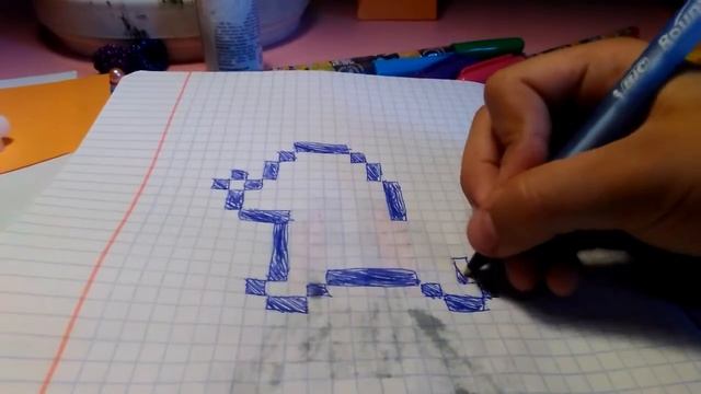 Как нарисовать по клеточкам собачку смотреть онлайн