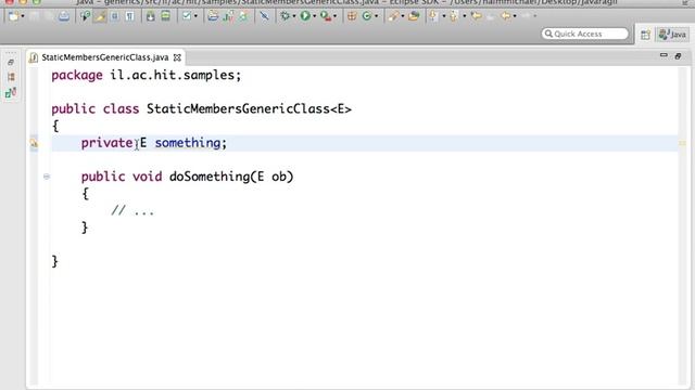 Static Members in Generic Classes смотреть онлайн