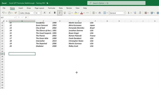 ChatGPT for Excel | =AI.TABLE Function смотреть онлайн