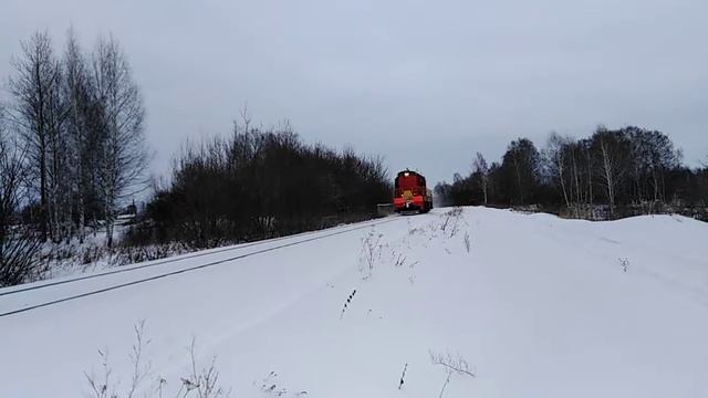 Тепловоз ЧМЭ3Э-6711 Следует Резервом На Ст Металлист смотреть онлайн