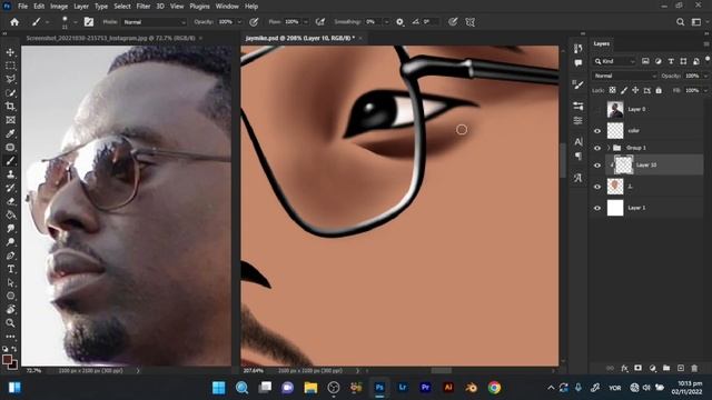 Digital Painting Tutorial | Adobe Photoshop | PART 2 смотреть онлайн