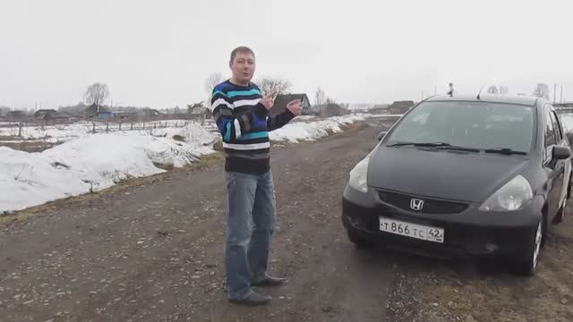 Обзор из села. Honda Fit 1.3 4WD 2003гв. Хонда Фит 1 поколения.mp4 смотреть онлайн