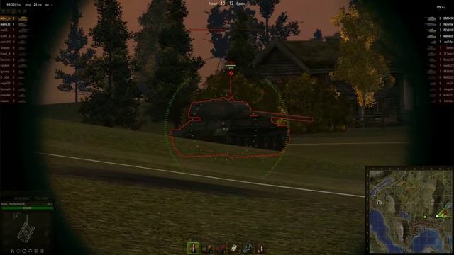 WoT: КВ-2 тащит бой смотреть онлайн