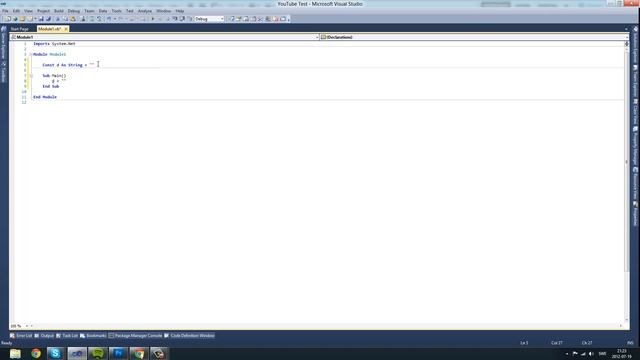 Visual Basic Tutorial #3 - Using Constants смотреть онлайн