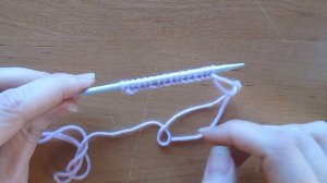 Эластичный набор петель спицами