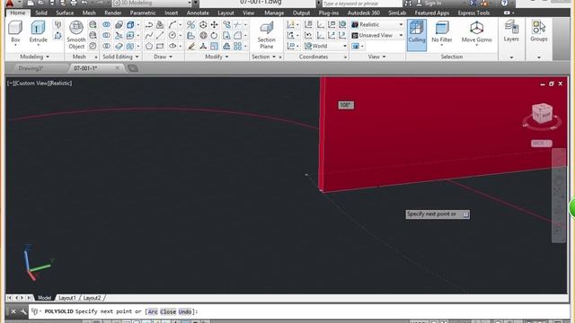 3d บทที่ 5 - 6 AutoCAD 2014 3D смотреть онлайн