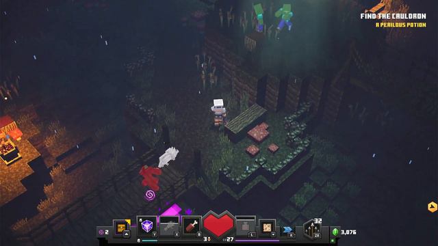 Gameplay: Minecraft Dungeons (+ My Voice Included) (Nintendo Switch Version.) смотреть онлайн