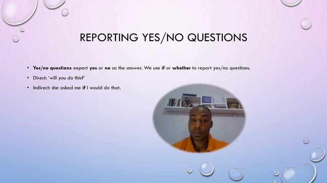 الثانية باكلوريا Reported Speech (Indirect Speech) الكلام المنقول عن شخص أخر (الكلام غير المباشر) смотреть онлайн