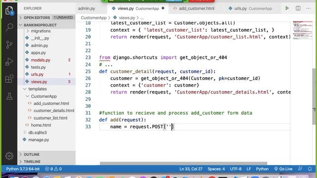Python Django | Part 6 | Form Submission | POST Form Data | MVT - Models View Template смотреть онлайн