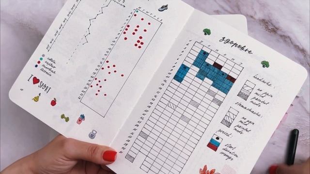 Set Up Нового Ежедневника #10 | New Bullet Journal Set Up Part 2 | Doronina Anastasia смотреть онлайн