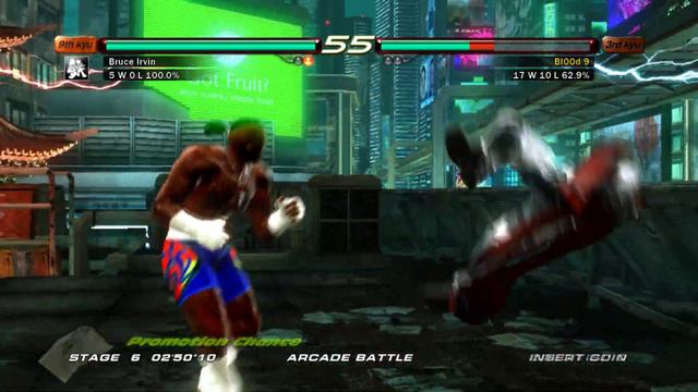 Tekken 6 Arcade Battle - Bruce Irvin (RPCS3) смотреть онлайн
