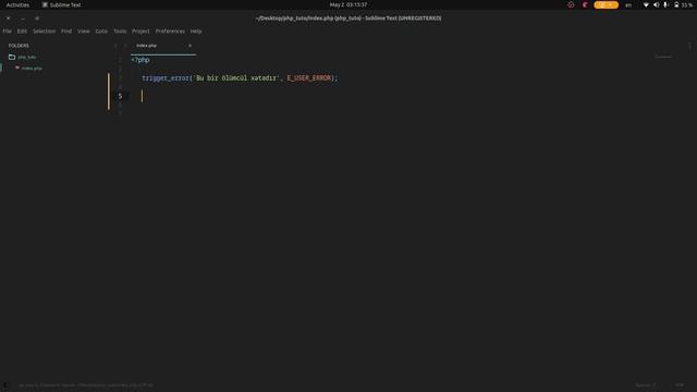 Php [ Dərs25] - Phpdə xətaların email edilməsi | Php error handling смотреть онлайн