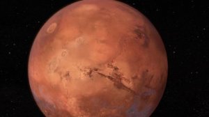 Бесплатный Видео Футаж   Планета Марс в Космосе 4К