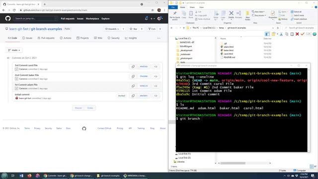 How to Create a Git branch from a Commit Example смотреть онлайн