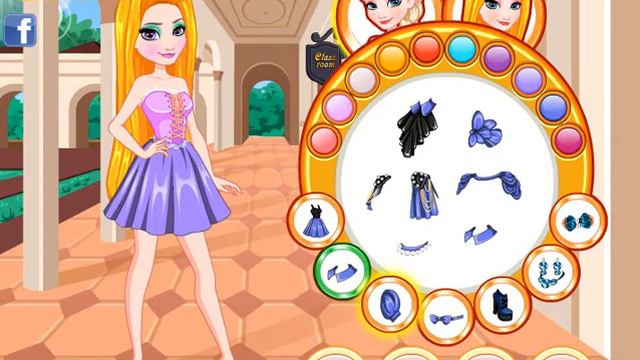 Frozen Elsa And Rapunzel Matching Outfits (Холодное сердце: Наряды Эльзы и Рапунцель) смотреть онлайн