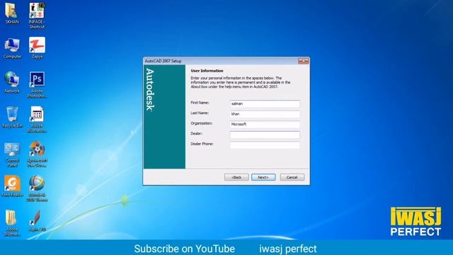 How to Instal autocad 2007 || Instal autocad 2007 in windows 7,8,10 with crak || iwasj perfect смотреть онлайн