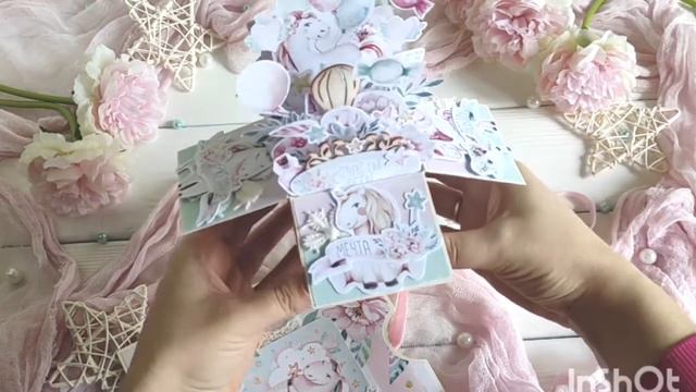 #ScrapMania_tm Обзор Pop up открытки коробочки смотреть онлайн