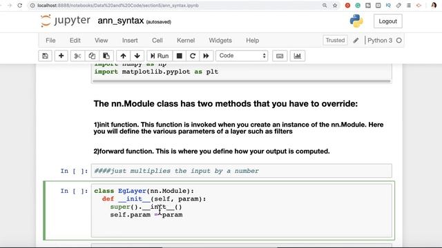 PyTorch for Deep Learning with Python Bootcamp | 29 | PyTorch ANN Syntax смотреть онлайн