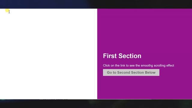 How to create smooth scrolling effect in css | scroll-behavior property смотреть онлайн