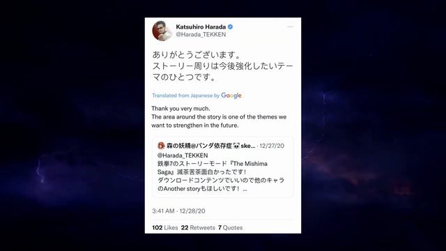 Harada Says He Wants to Improve Story For All Characters in Tekken 8 смотреть онлайн