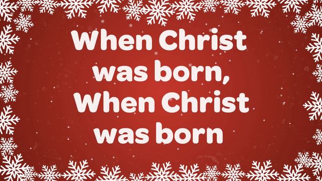 Christ was Born on Christmas Day with Lyrics | Christmas Song and Carol смотреть онлайн