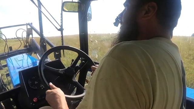 ЗАГОТОВКА СЕНА. МТЗ-82.1 И КОСИЛКА КРН-2.1Б смотреть онлайн