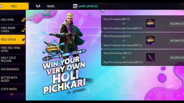 Free Holi Ring Spins Event Ring Voucher Free Fire Use Free Fire New Event Free Spin For Holi Ring смотреть онлайн