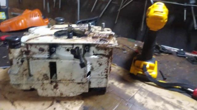 STİHL MS 170 vs 250 oil pomp repair yağ pompası değişimi смотреть онлайн