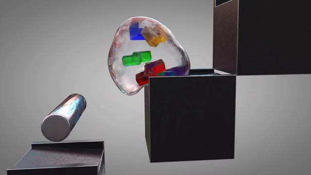 Softbody Simulation 16 with Tetrominos (with little flickering mistakes) смотреть онлайн