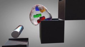 Softbody Simulation 16 with Tetrominos (with little flickering mistakes)